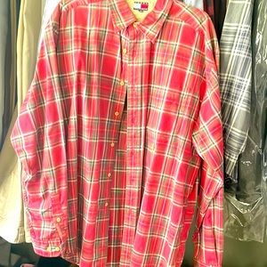 Tommy Hilfiger plaid button up Dress Shirt